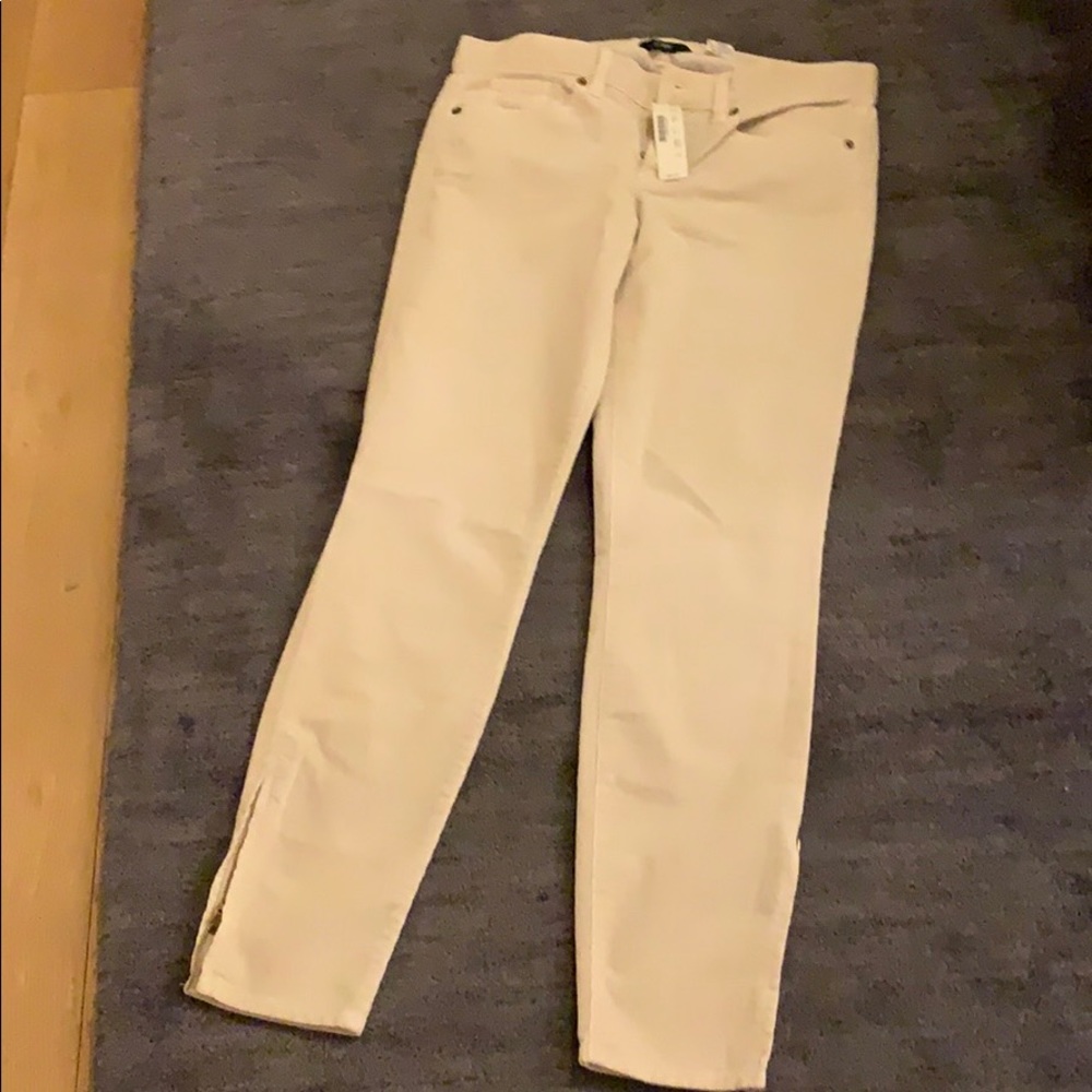 JCREW- - winter white cords, brand new with tags.
